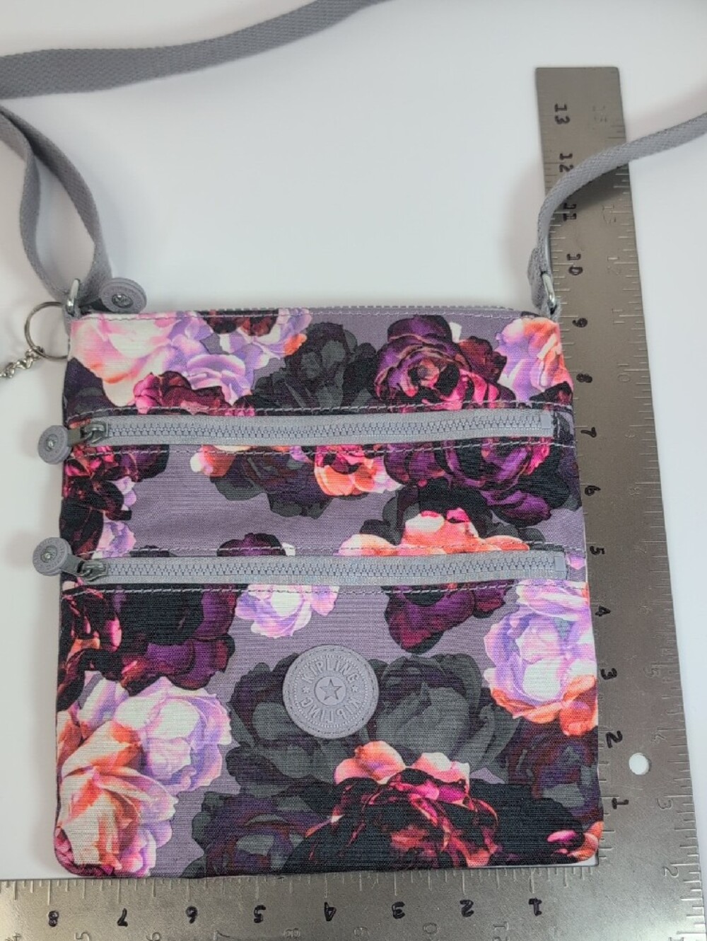 Kipling Keiko Crossbody "Kissing Floral" - Picture 12 of 12